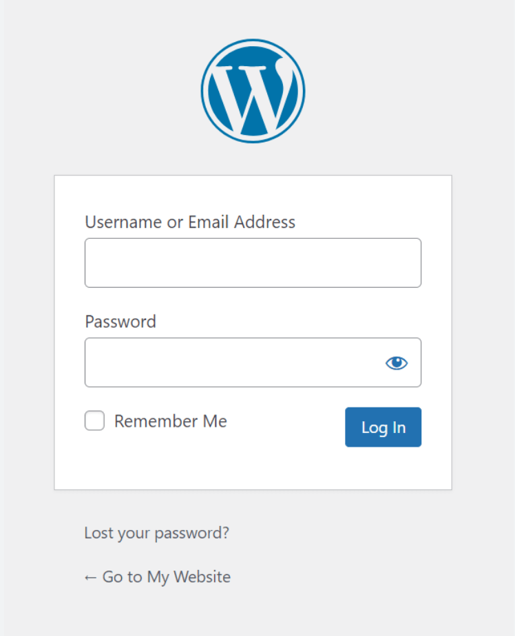 Wordpress Login