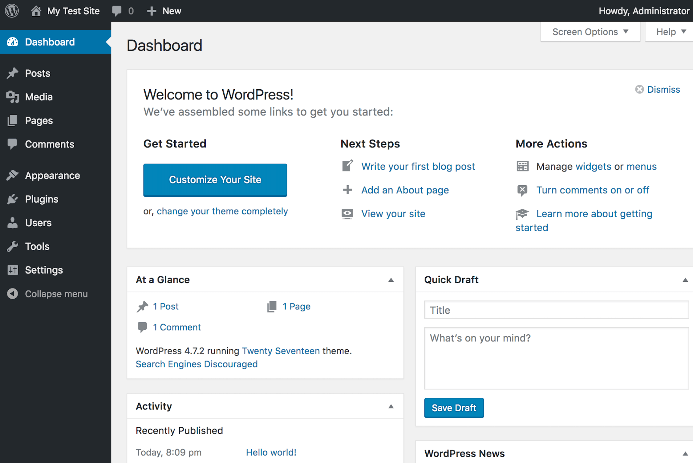 Wordpress_Dash